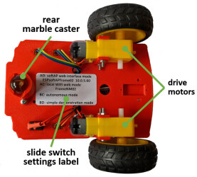 2WD Robot Annotated Underside 800w